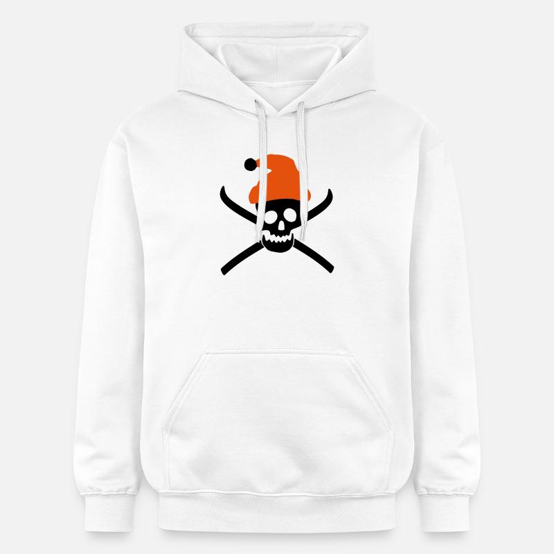 Ski - Sweat à capuche Softstyle® Gildan Unisexe - blanc