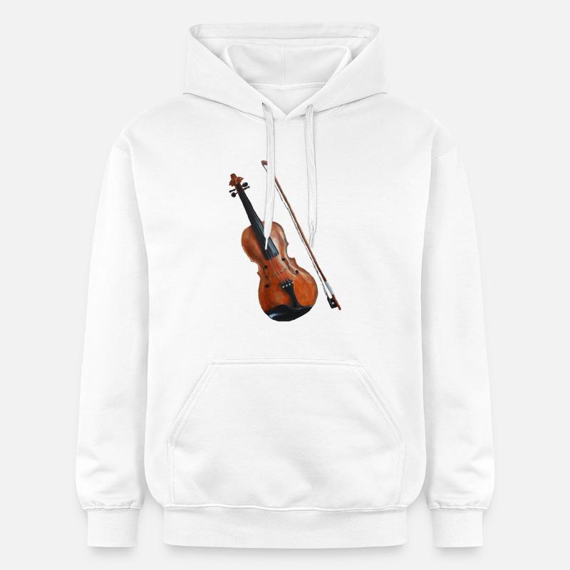 Fiddle - Sweat à capuche Softstyle® Gildan Unisexe - blanc