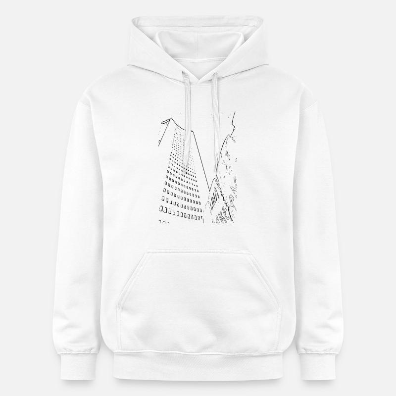 Leipzig - Sweat à capuche Softstyle® Gildan Unisexe - blanc