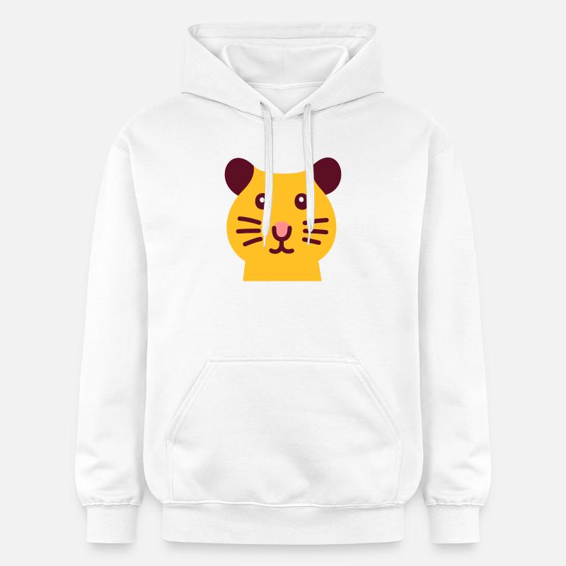 Mignon hamster - Sweat à capuche Softstyle® Gildan Unisexe - blanc