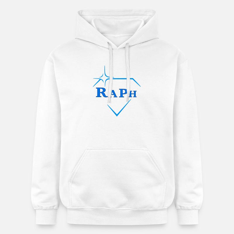 Raph - Sweat à capuche Softstyle® Gildan Unisexe - blanc
