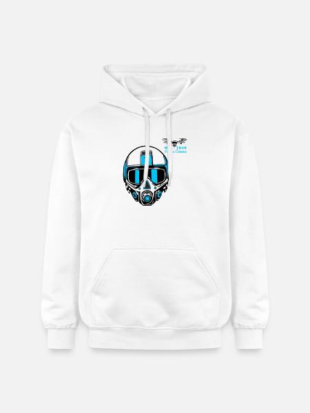 Drohnenpilot 2 - Gildan Unisex Softstyle® Midweight Hoodie - Weiß