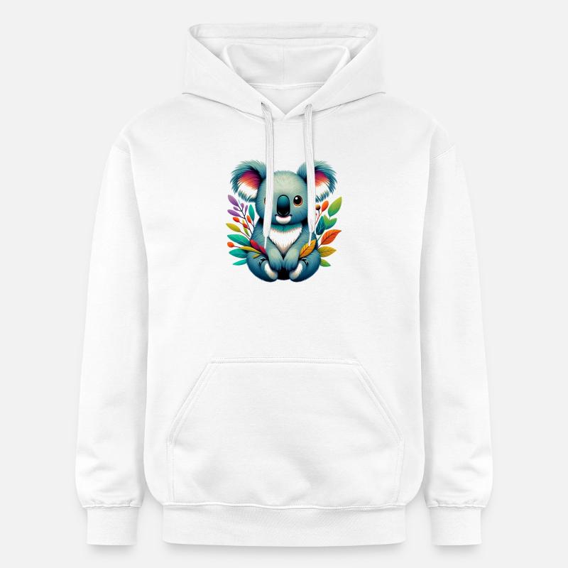 Koala - Sweat à capuche Softstyle® Gildan Unisexe - blanc