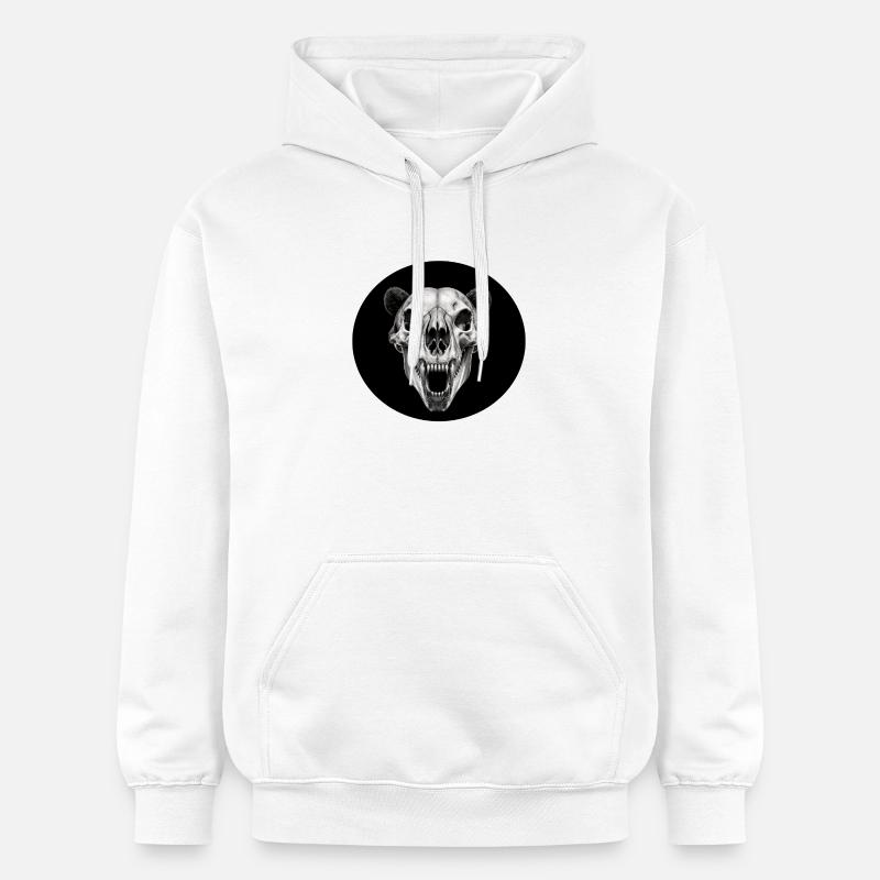 Crâne - Sweat à capuche Softstyle® Gildan Unisexe - blanc