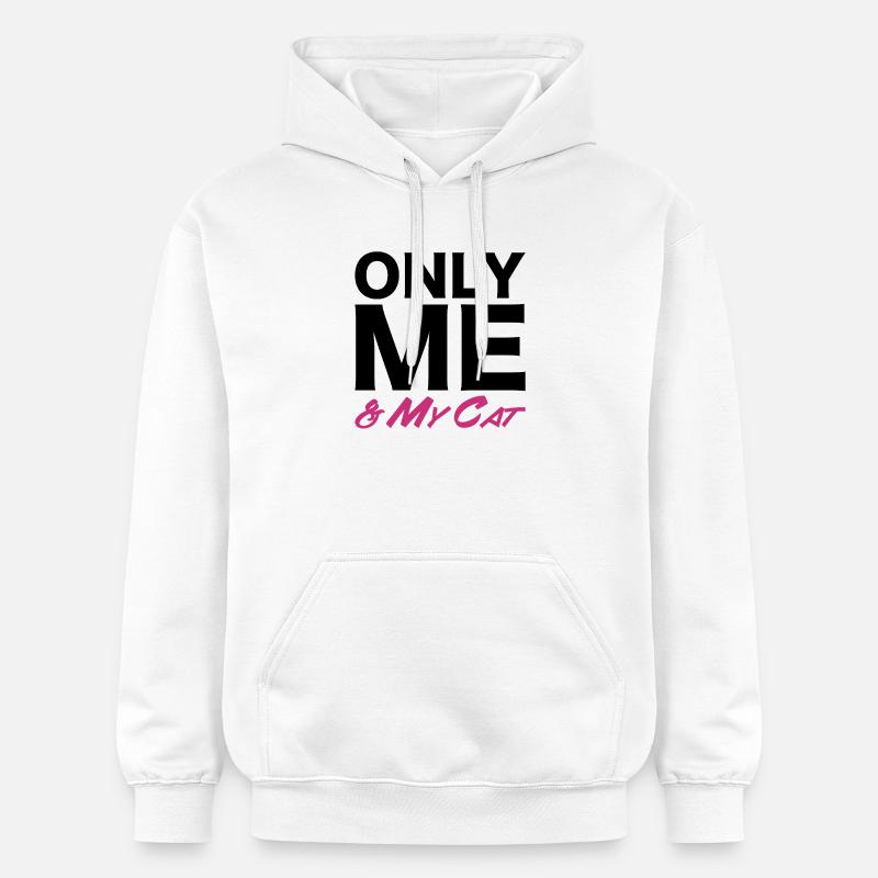 Unique Cat Lover Statement T-Shirt - Sweat à capuche Softstyle® Gildan Unisexe - blanc