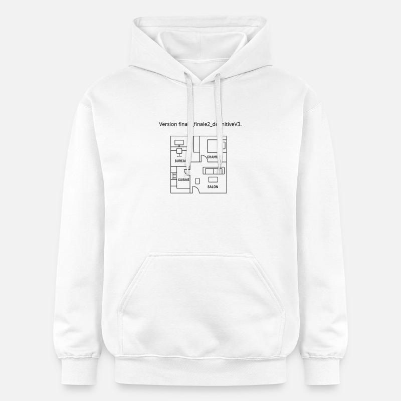 Idée cadeau pour architecte - Sweat à capuche Softstyle® Gildan Unisexe - blanc