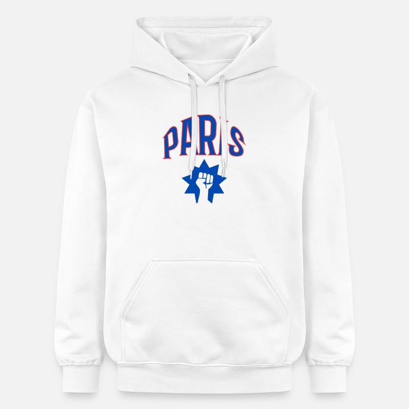 Paris - Sweat à capuche Softstyle® Gildan Unisexe - blanc