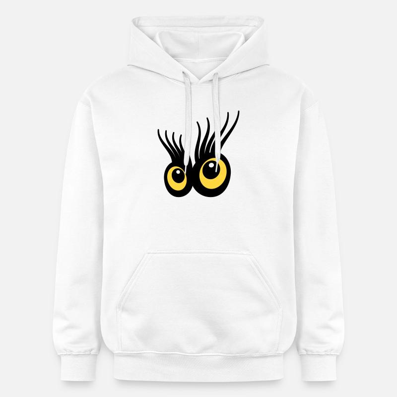 Yeux - Sweat à capuche Softstyle® Gildan Unisexe - blanc