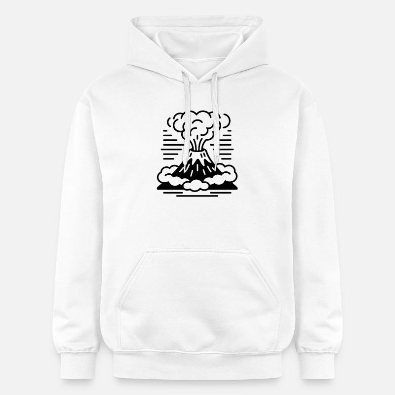 volcan - Sweat à capuche Softstyle® Gildan Unisexe - blanc