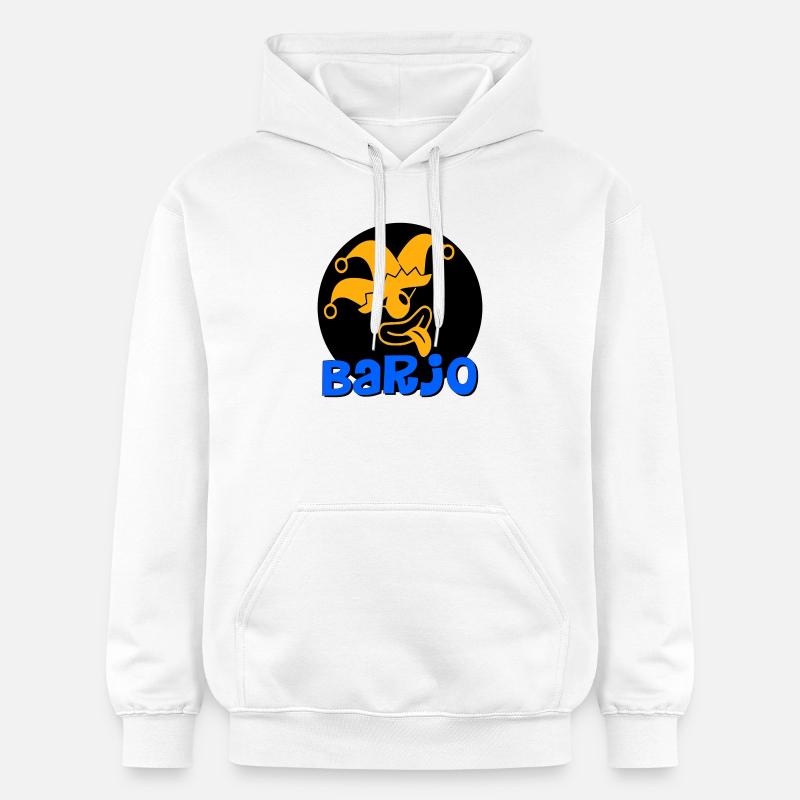 Logo Barjo  - Sweat à capuche Softstyle® Gildan Unisexe - blanc