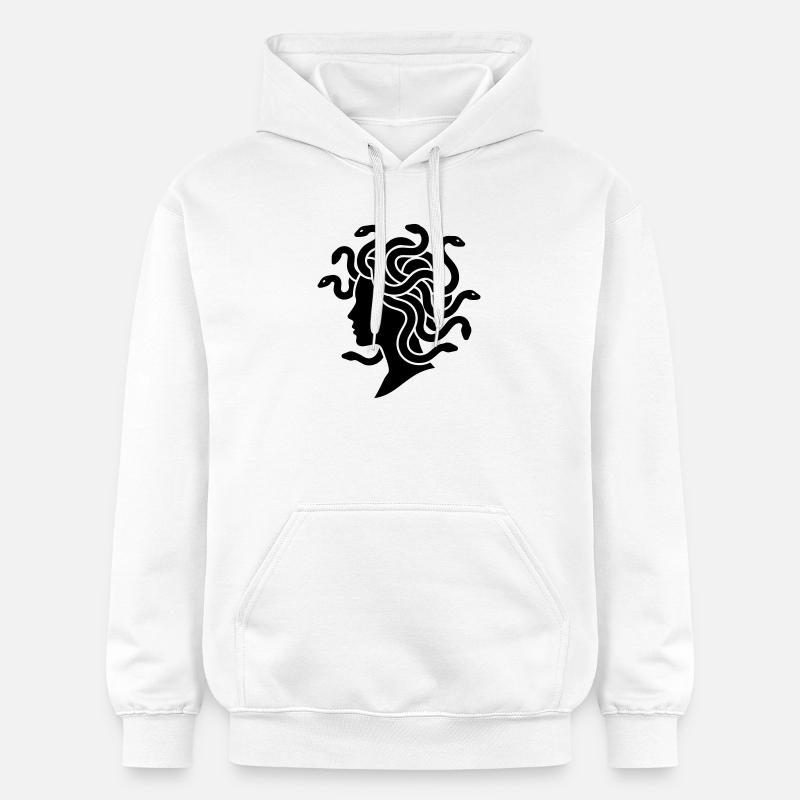Méduse - Sweat à capuche Softstyle® Gildan Unisexe - blanc