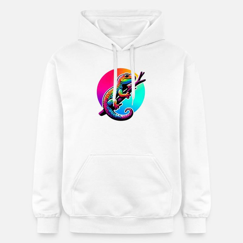 Gecko - Sweat à capuche Softstyle® Gildan Unisexe - blanc