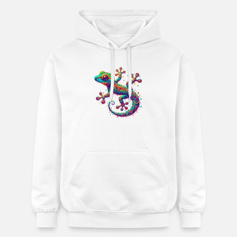 Gecko - Sweat à capuche Softstyle® Gildan Unisexe - blanc