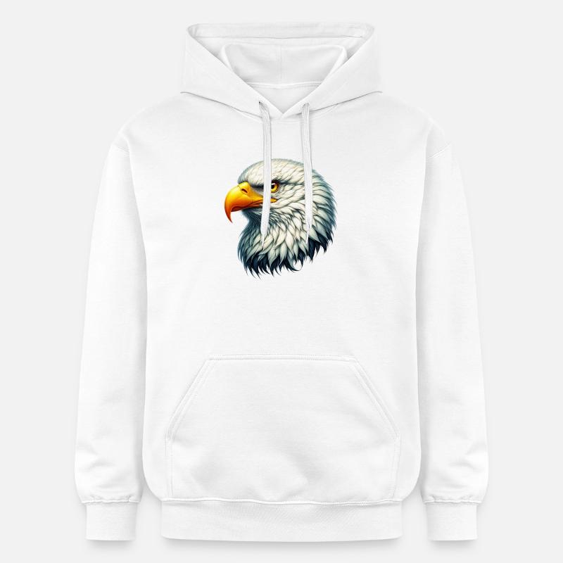 Aigle - Sweat à capuche Softstyle® Gildan Unisexe - blanc