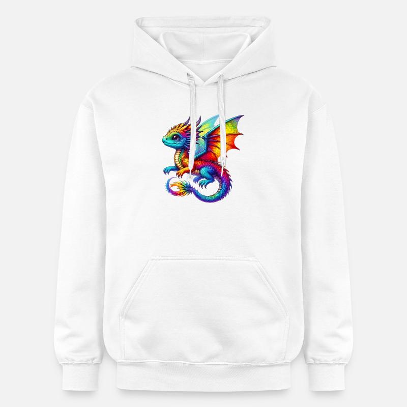 Dragon - Sweat à capuche Softstyle® Gildan Unisexe - blanc