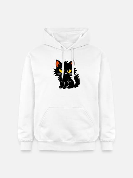 Chaton doux - Sweat à capuche Softstyle® Gildan Unisexe - blanc