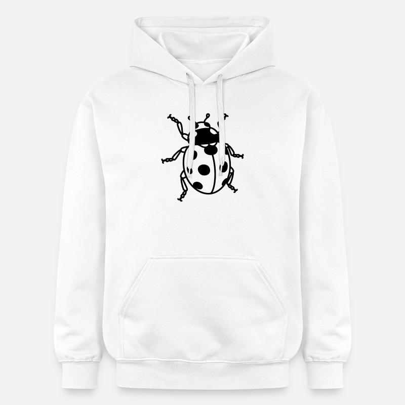 Ladybug - Gildan Unisex Softstyle® Midweight Hoodie - white