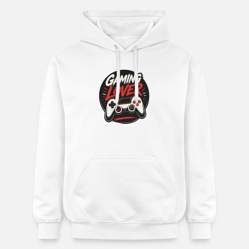 Jeu Manger Sommeil Jeu Répéter - Sweat à capuche Softstyle® Gildan Unisexe - blanc