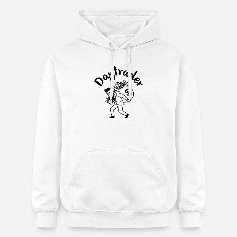 Daytrader - Sweat à capuche Softstyle® Gildan Unisexe - blanc