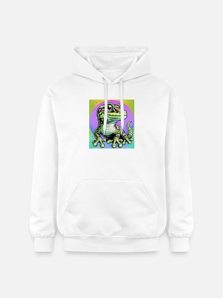 Gecko - Gildan Unisex Softstyle® Midweight Hoodie - white