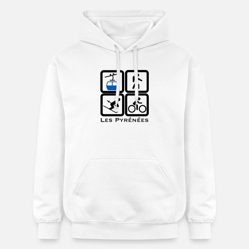 Les Pyrenees - Sweat à capuche Softstyle® Gildan Unisexe - blanc