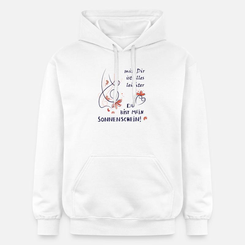 Tu es mon rayon de soleil - Sweat à capuche Softstyle® Gildan Unisexe - blanc