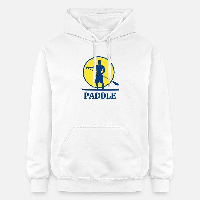 paddle, fan de paddle, stand up - Sweat à capuche Softstyle® Gildan Unisexe - blanc