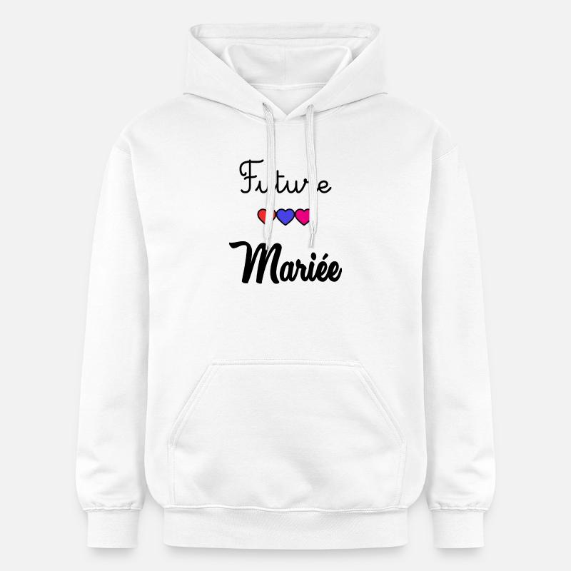 FUTURE MARIEE - Sweat à capuche Softstyle® Gildan Unisexe - blanc