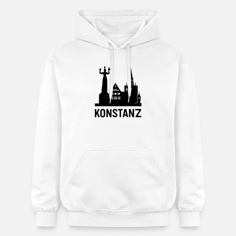 Constance Lac de Constance Silhouette - Sweat à capuche Softstyle® Gildan Unisexe - blanc