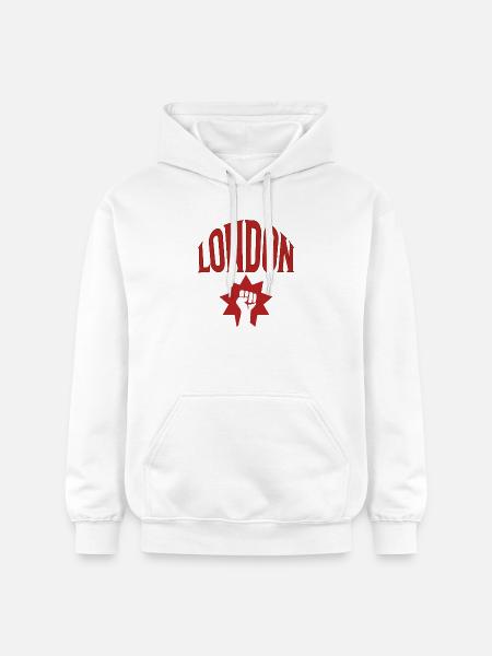 London - Gildan Unisex Softstyle® Midweight Hoodie - Weiß