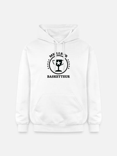 Best Basketball Player - Gildan Unisex Softstyle® Midweight Hoodie - white