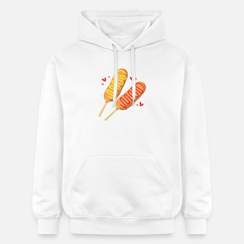 Chien de maïs - Sweat à capuche Softstyle® Gildan Unisexe - blanc
