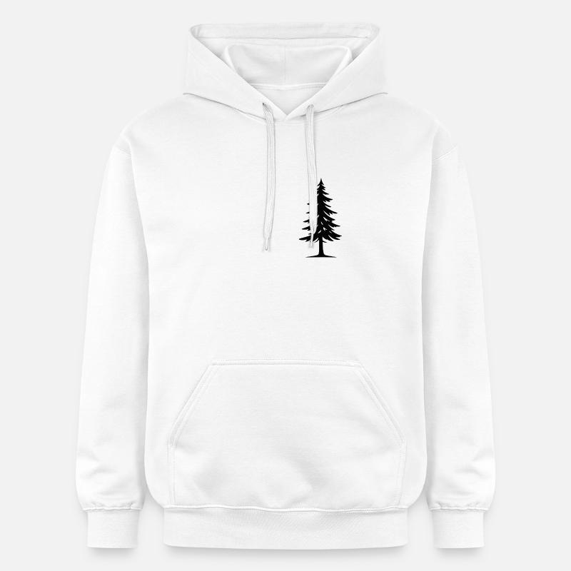 épicéa - Sweat à capuche Softstyle® Gildan Unisexe - blanc