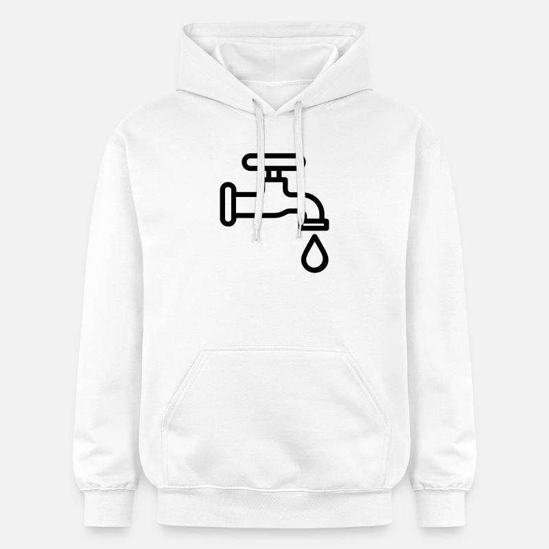 robinet - Sweat à capuche Softstyle® Gildan Unisexe - blanc