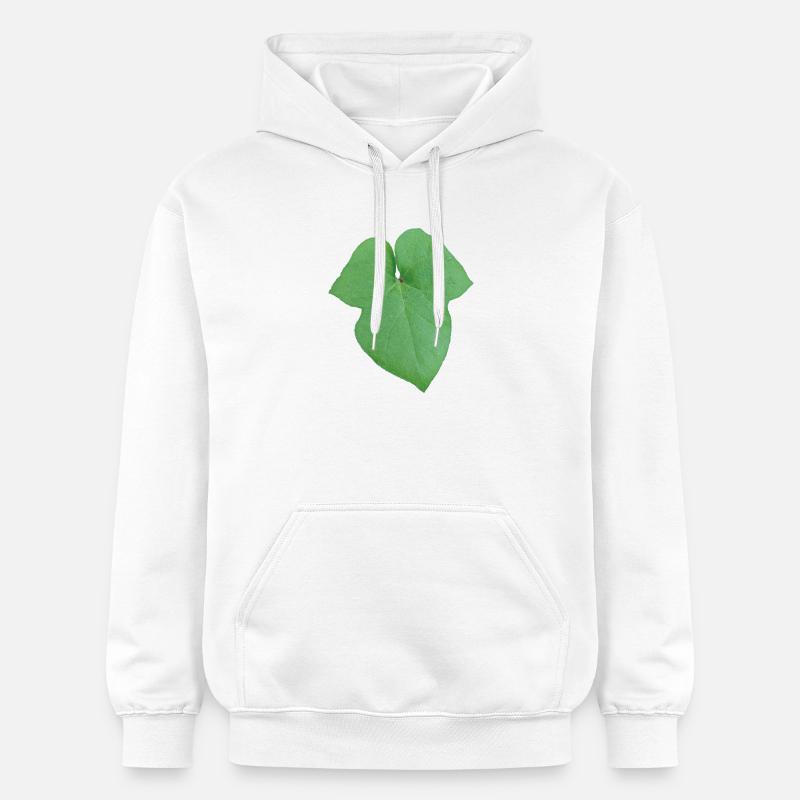 Green_Leaf_-_Tiny_Red_Spider - Gildan Unisex Softstyle® Midweight Hoodie - white