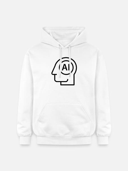 Ai, Artificial Intelligence, AI Technology - Gildan Unisex Softstyle® Midweight Hoodie - white