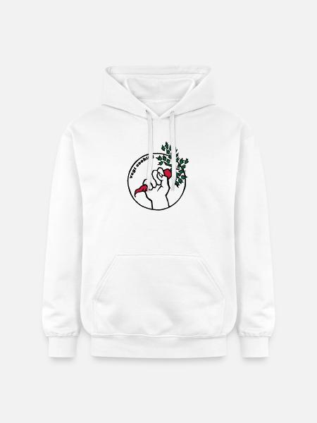 Vegan - Gildan Unisex Softstyle® Midweight Hoodie - Weiß