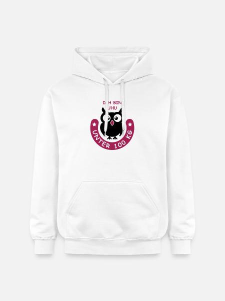 UHU unter hundert Kilo - Gildan Unisex Softstyle® Midweight Hoodie - Weiß