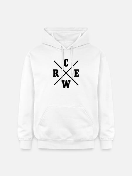 Crew Cross - Gildan Unisex Softstyle® Midweight Hoodie - white