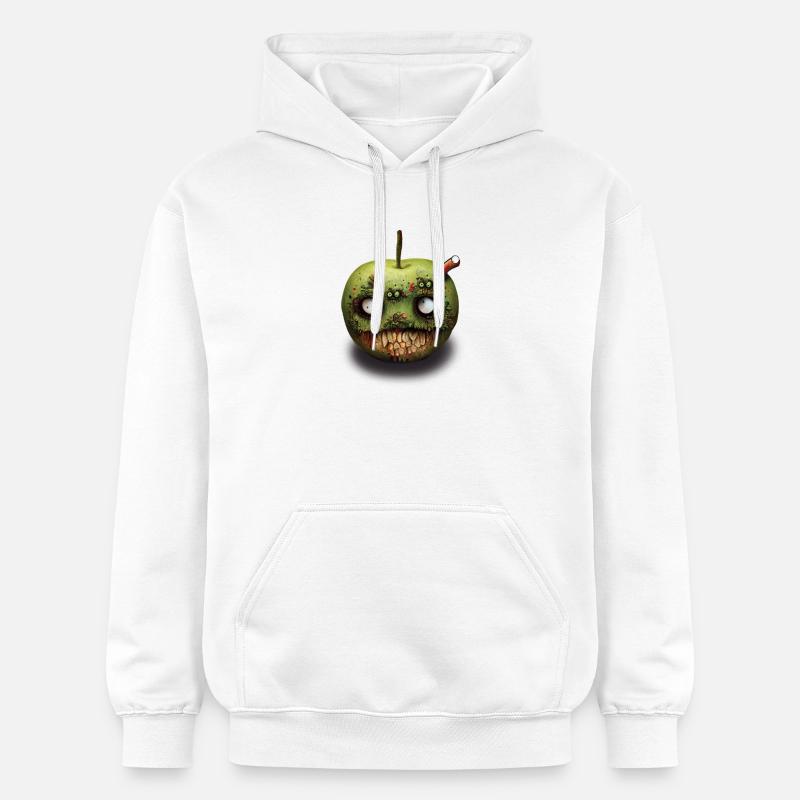 Zombie Apfel Fallobst - Gildan Unisex Softstyle® Midweight Hoodie - Weiß