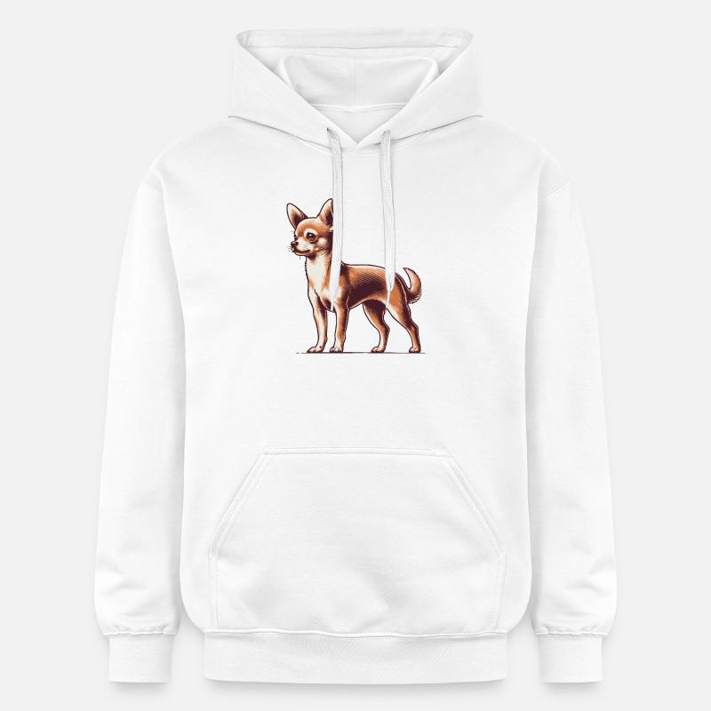 Chihuahua - Sweat à capuche Softstyle® Gildan Unisexe - blanc