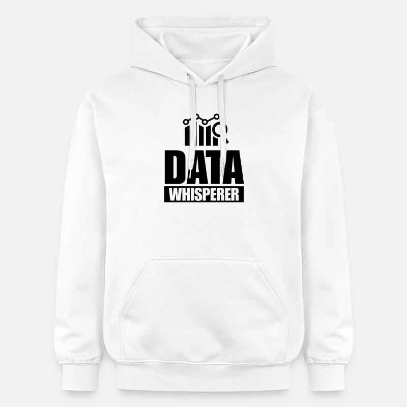 Analyste de données Scientifique Analyse d’ingénierie - Sweat à capuche Softstyle® Gildan Unisexe - blanc