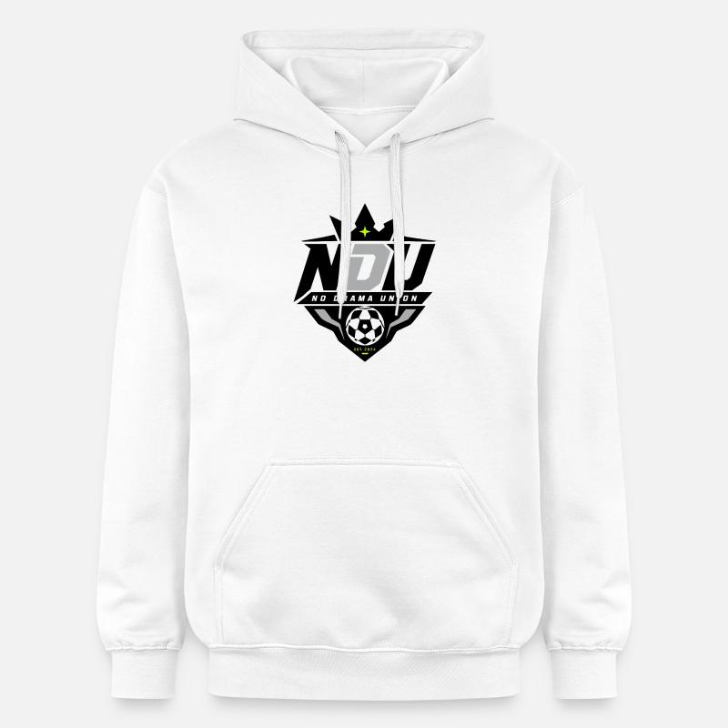 NDU – Union sans drame - Sweat à capuche Softstyle® Gildan Unisexe - blanc