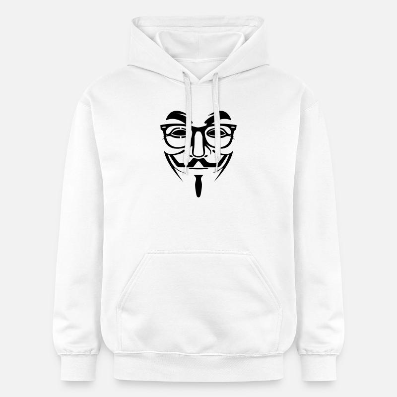 Geek Anonymous - Sweat à capuche Softstyle® Gildan Unisexe - blanc