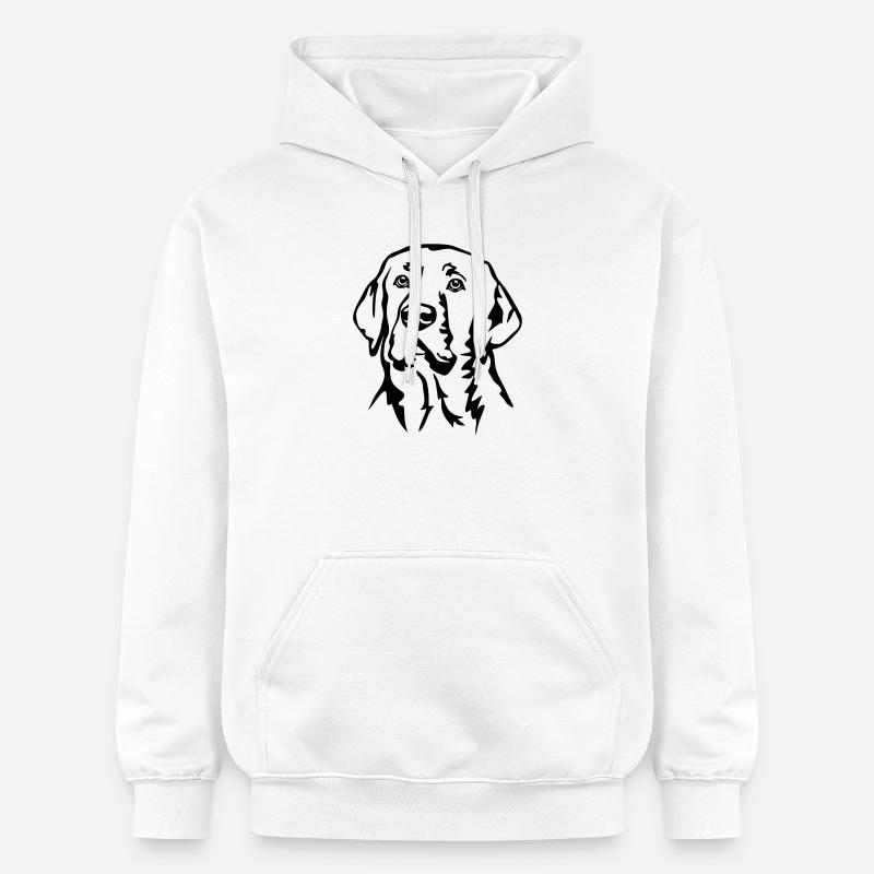 Tête de Broholmer - Sweat à capuche Softstyle® Gildan Unisexe - blanc