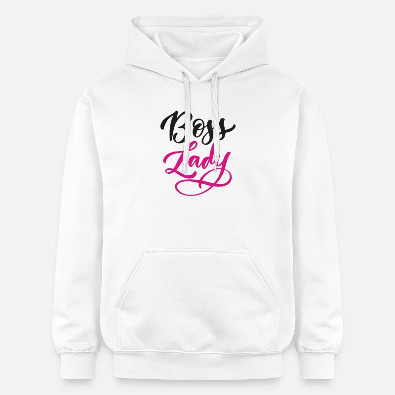 Lady Bos-s - Sweat à capuche Softstyle® Gildan Unisexe - blanc