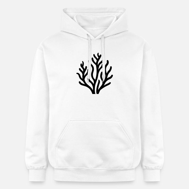 algue - Sweat à capuche Softstyle® Gildan Unisexe - blanc