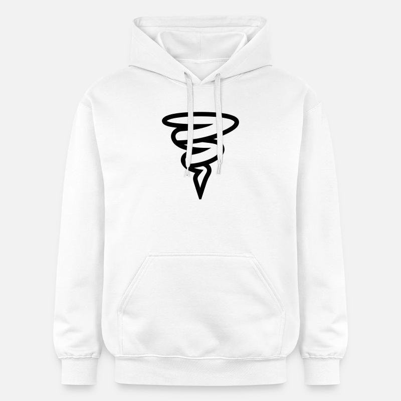 tornade - Sweat à capuche Softstyle® Gildan Unisexe - blanc