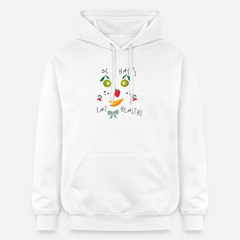 Fruit Heureux - Sweat à capuche Softstyle® Gildan Unisexe - blanc