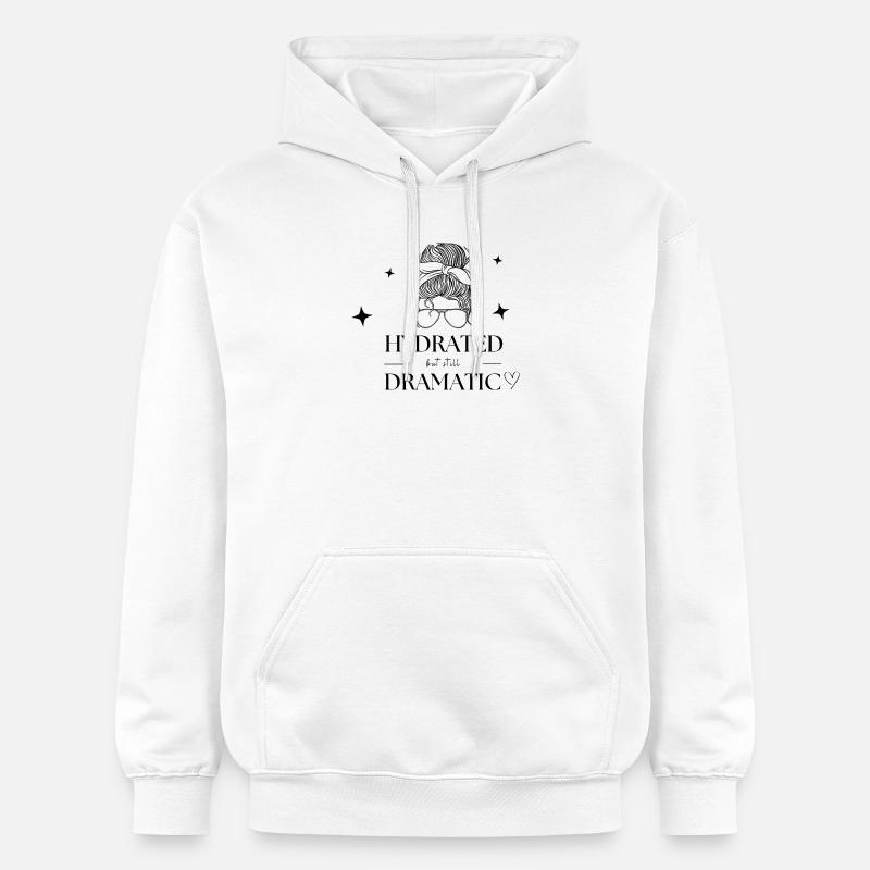 Hydratée mais tout de même dramatique - Sweat à capuche Softstyle® Gildan Unisexe - blanc
